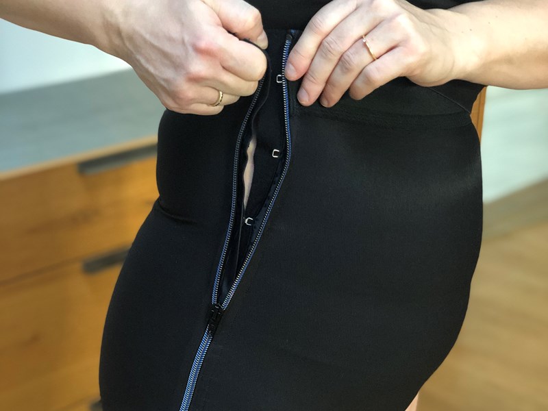 Narbenversorgung mit Druck